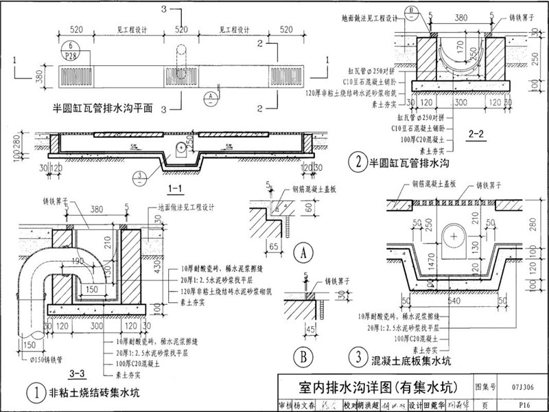 成品排水溝集水井圖集